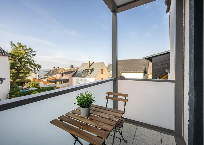 아파트 Untere Rheinblick-oase Komfort Mit 2 Sz Balkon